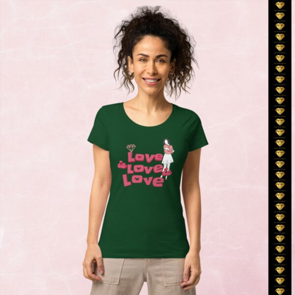 Basic Bio-T-Shirt – “love ist love”